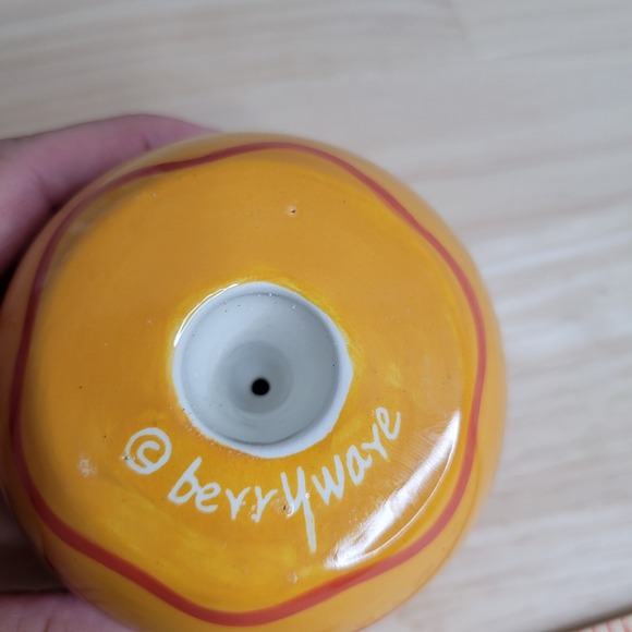 Berrywaye Painted Ceramic Balls salt Pepper Decorative Collectible‎ Display Set - Picture 4 of 6